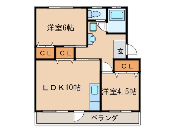 第一光陽ハイツの物件間取画像